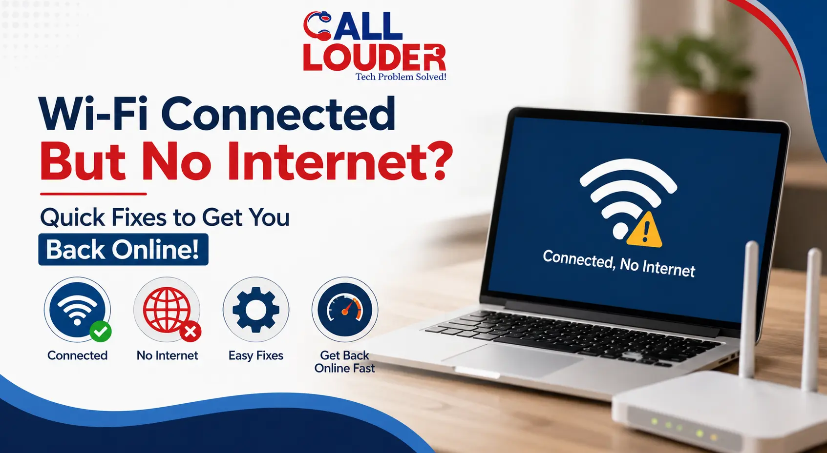 internet connected but no internet